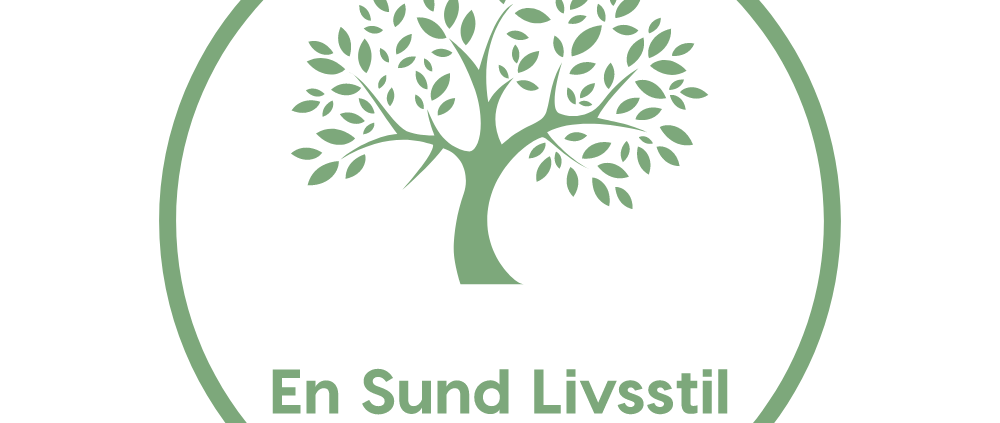 En sund livsstils logo i grøn med hvid baggrund
